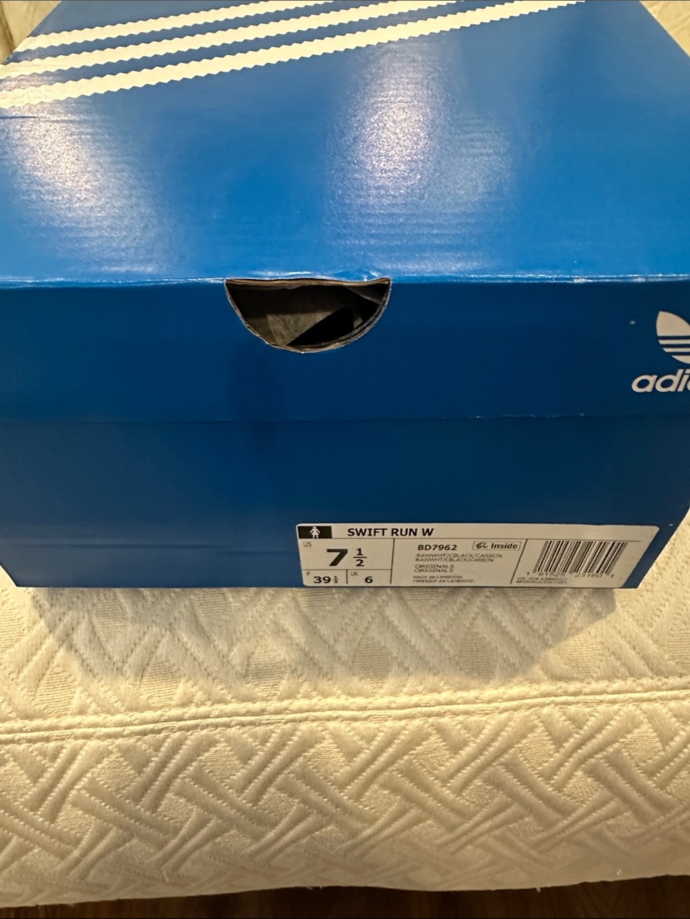 adidas Black & White Leopard Print Women's Sneakers - Picture 2 of 2